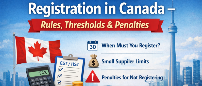 GST HST Registration in Canada